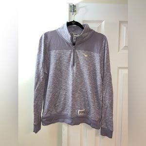 PINK half zip sweatshirt